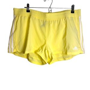 Adidas pacer shorts yellow size XL